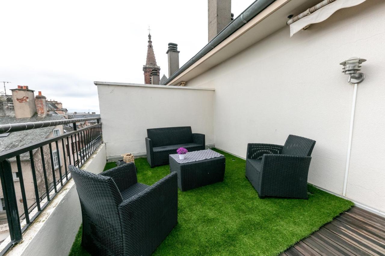 Ferienwohnung La Terrasse De St Amans Rodez Exterior foto
