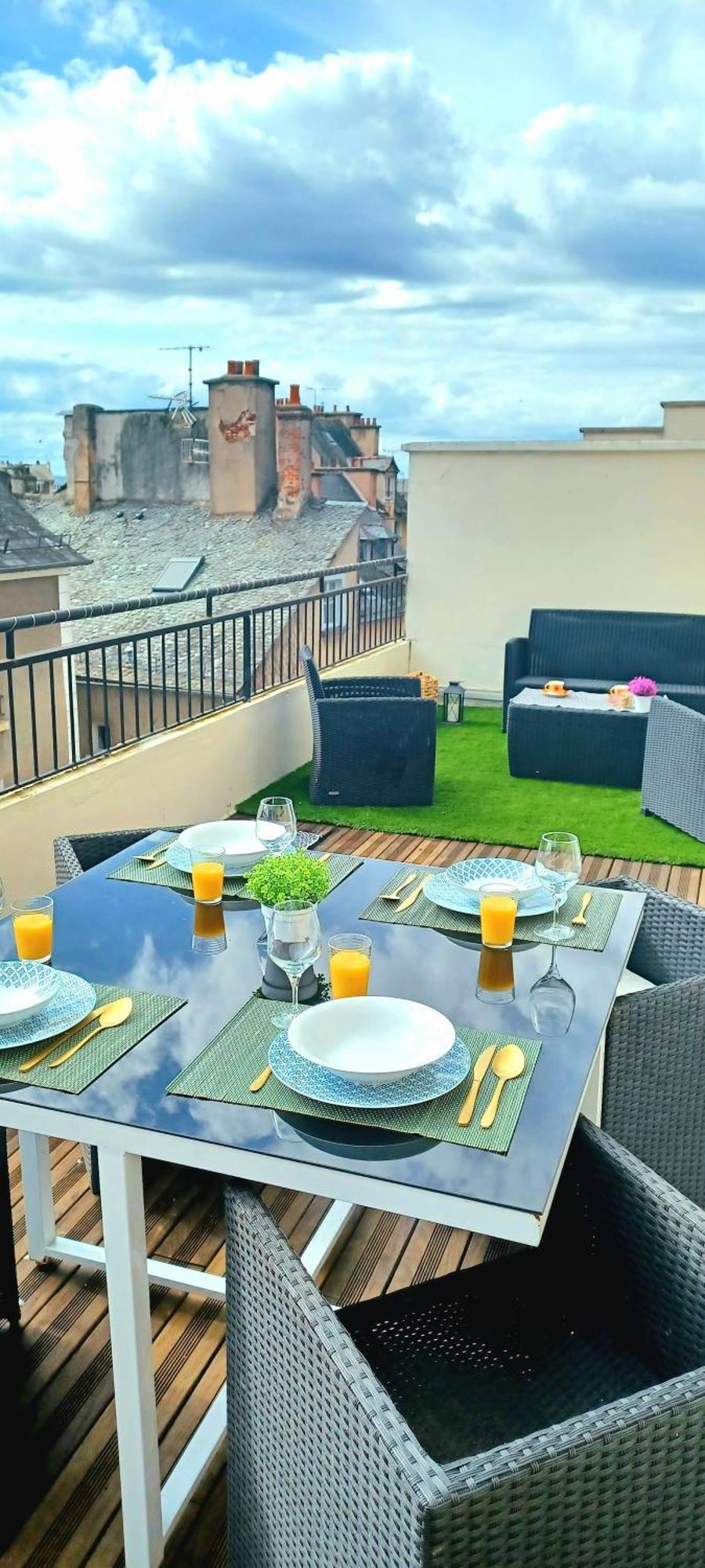 Ferienwohnung La Terrasse De St Amans Rodez Exterior foto